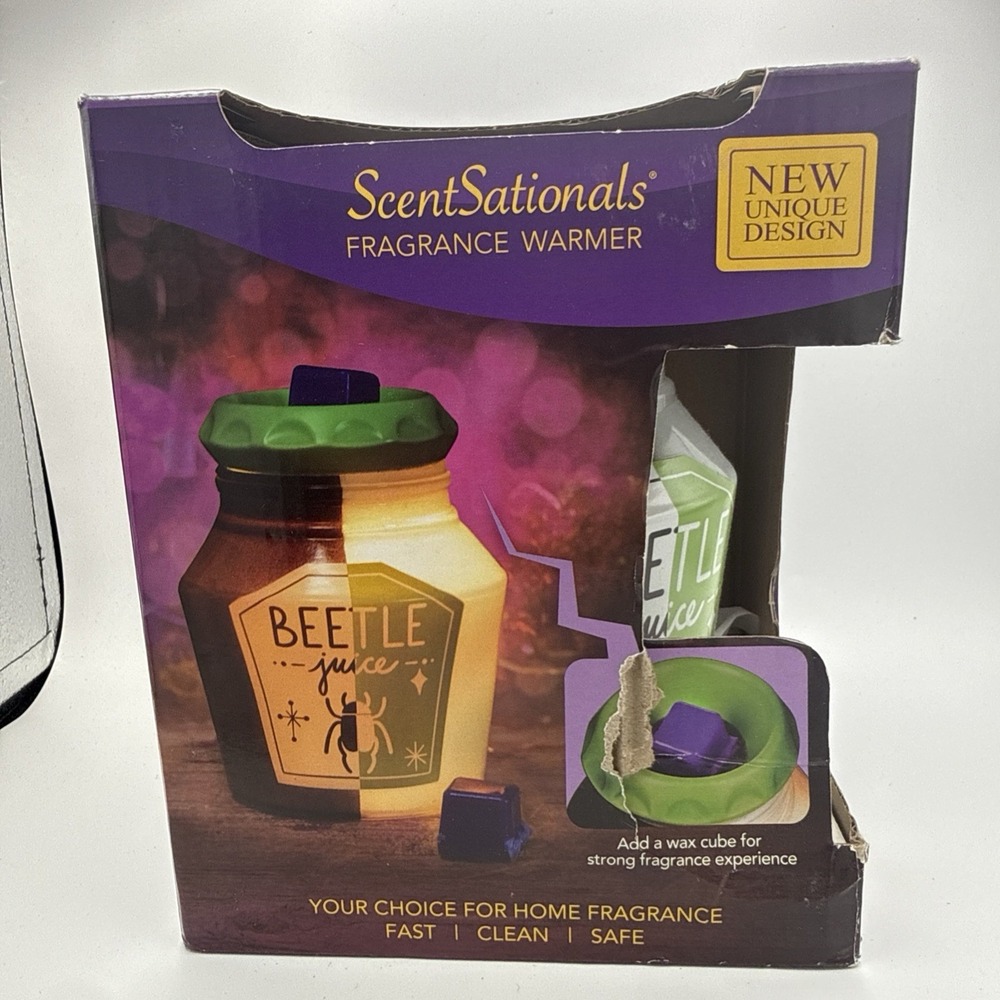 ScentSationals Beetlejuice Glowing Wax Warmer Full Size Electric Beetle Juice